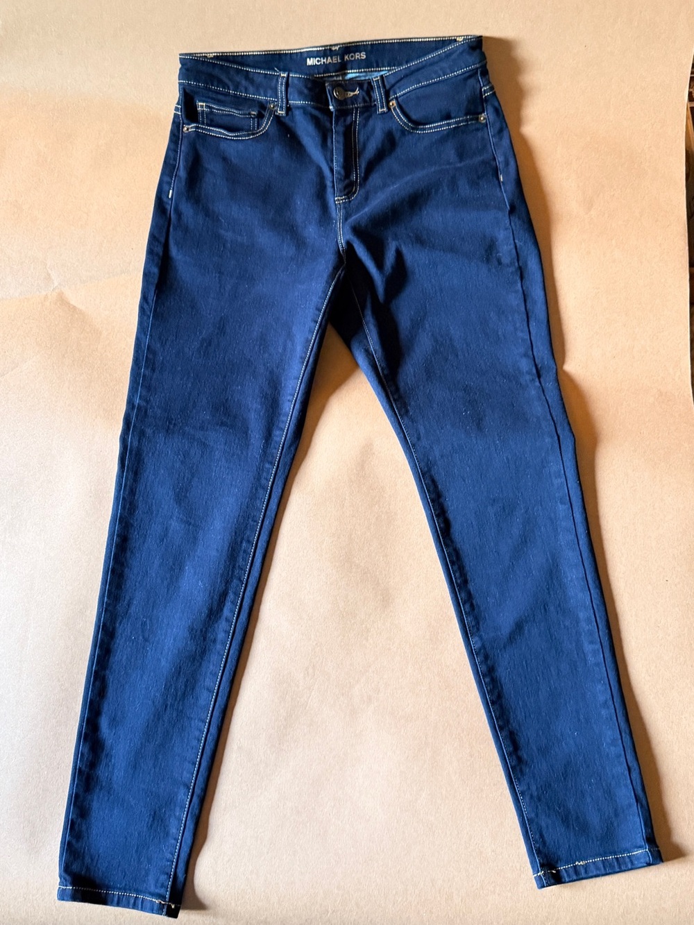 Michael Kors Women's Dark Blue Skinny Jeans Sz 10